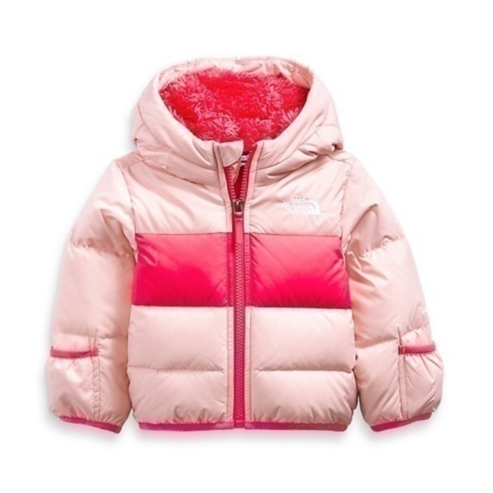 THE NORTH FACE Baby Girl's Moondoggy Pink Hoodie Jacket